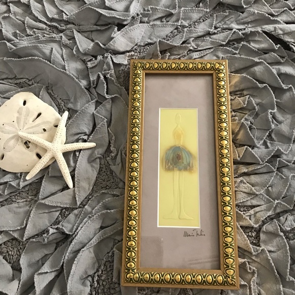 Ballet dancer- foil embossed, signed artwork - Picture 3 of 6